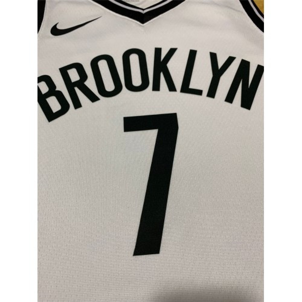 Men's Brooklyn Nets Kevin Durant No.7 White 2020/21 Swingman Jersey - Association Edition-Pro Kit Vault | Brand New 26/27 Sports Jerseys